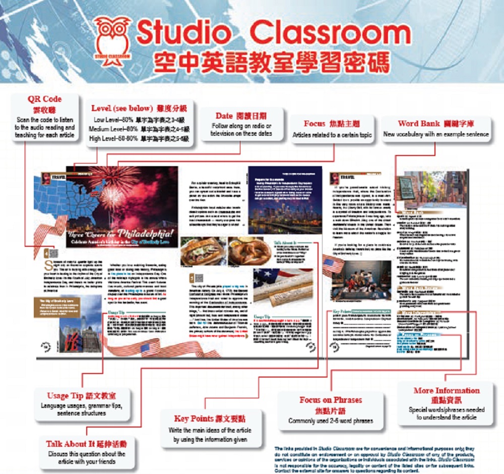 空中英語教室講解App+雜誌 訂12期