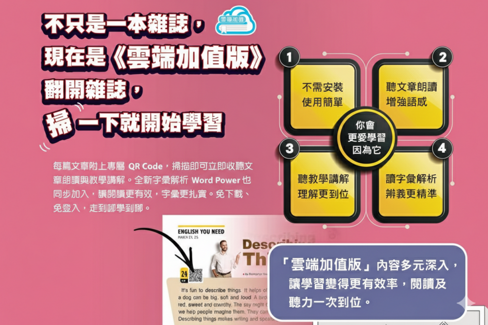 空中英語教室 雜誌(雲端加值版)含SUPER+ 訂1年