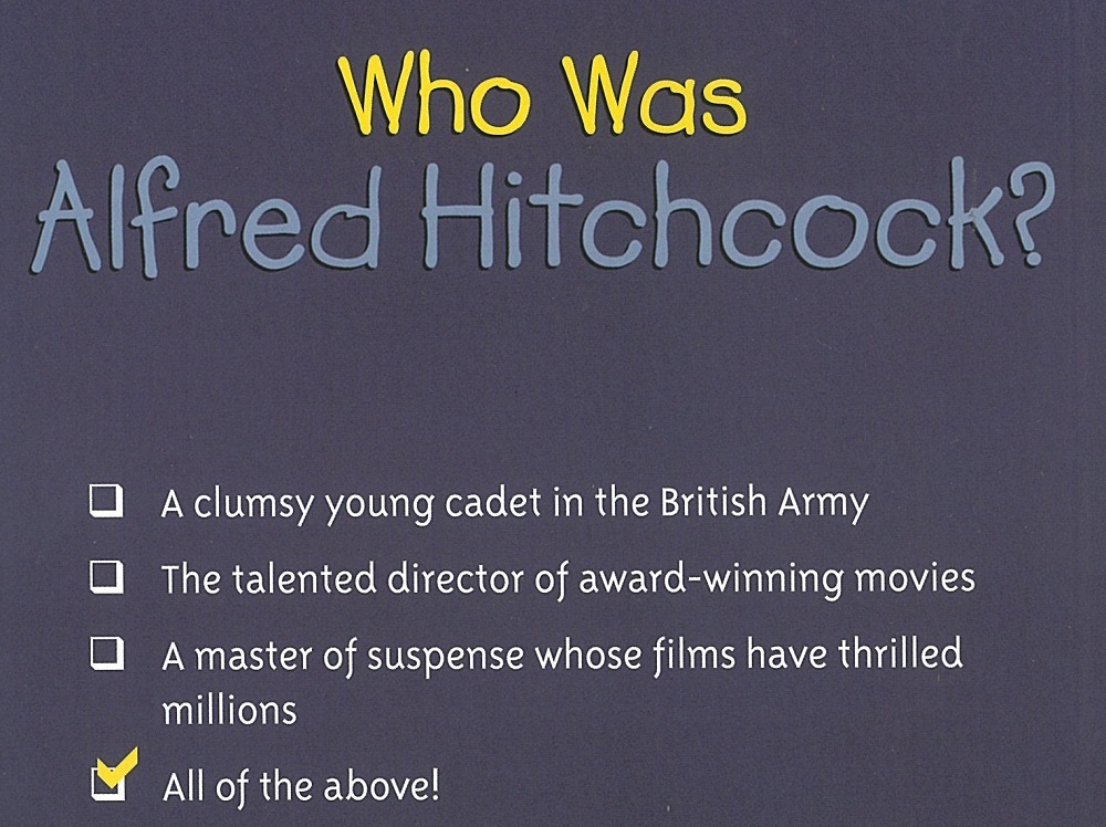 Who Was Alfred Hitchcock？<br>希區考克