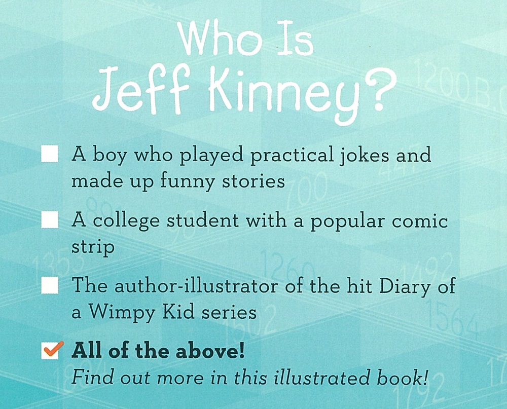 Who Is Jeff Kinney？ <br>傑夫‧金尼