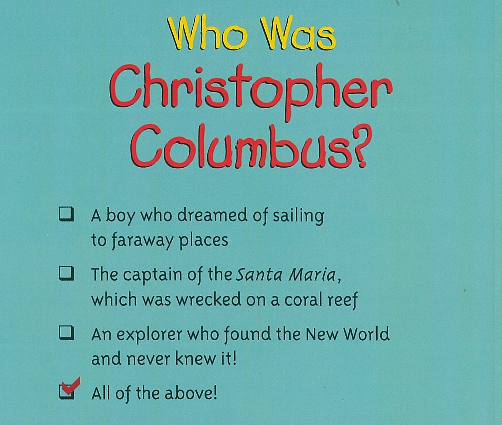 Who Was Christopher Columbus？<br>哥倫布