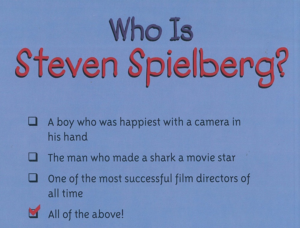 Who Is Steven Spielberg？ <br>史蒂芬·史匹柏