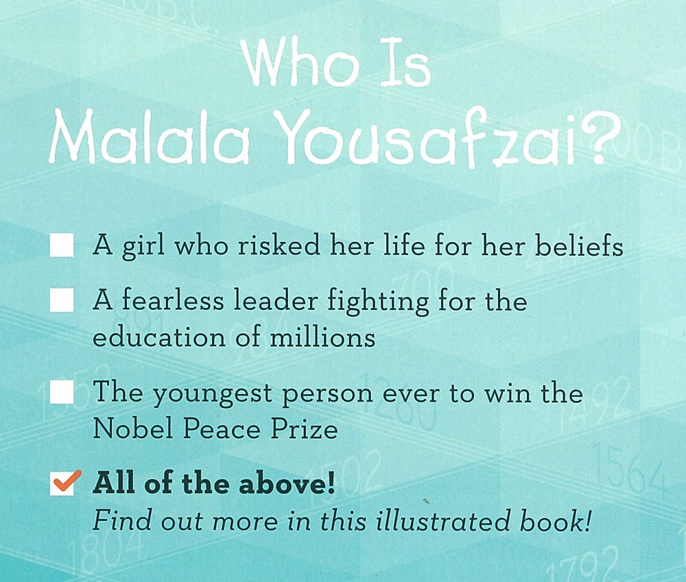 Who Is Malala Yousafzai？<br>馬拉拉·優素福扎伊