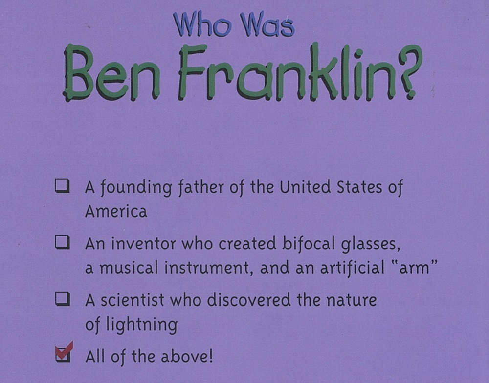 Who Was Ben Franklin? <br>班 · 富蘭克林