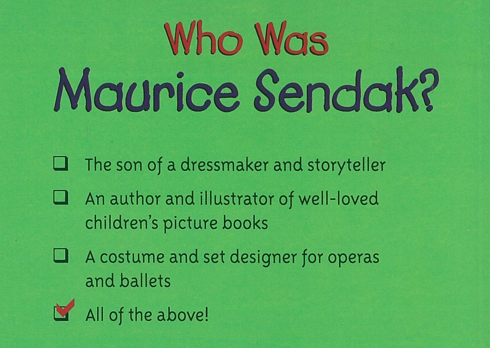 Who Was Maurice Sendak? <br>莫里斯 · 桑達克