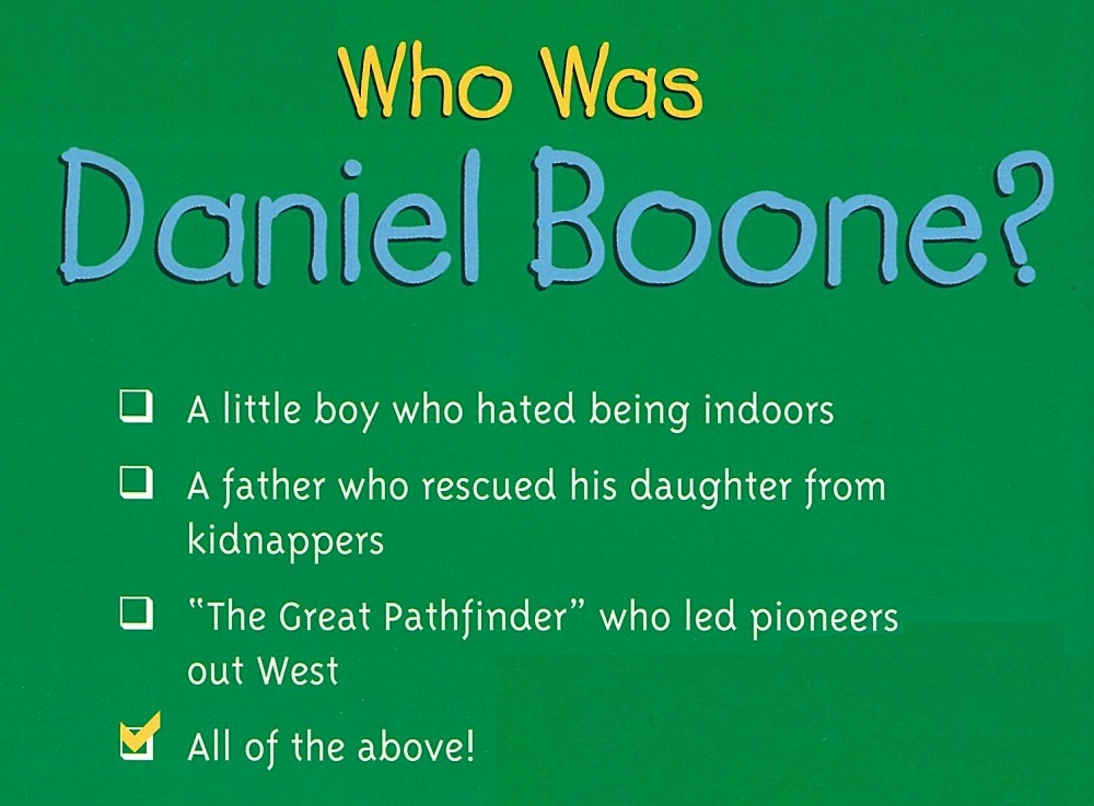 Who Was Daniel Boone? <br> 丹尼爾 · 布恩