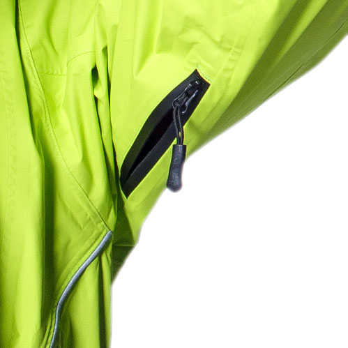 歐尼百克專業級防雨運動外套 綠色/黑色飾邊