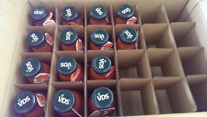 VDS100%黃胡蘿蔔綜合蔬果汁(24瓶/箱)